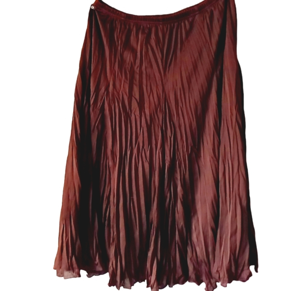 Larry Levin's elastic waist a.line skirt